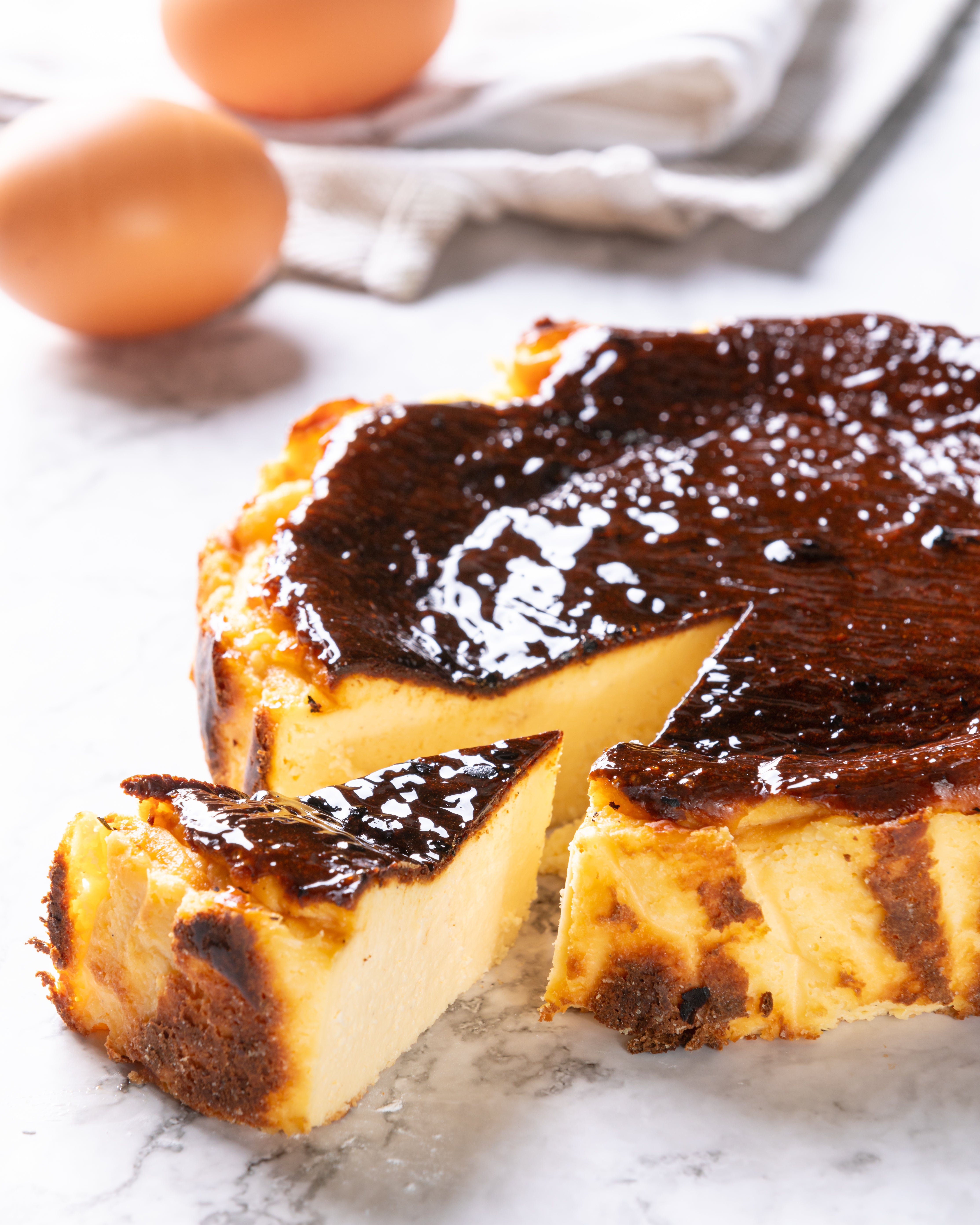 Traditional Basque Cheesecake